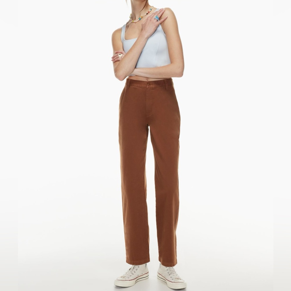 Aritzia Jaden Pant in Epicurean Brown - Size 4